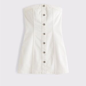 A&F Denim Off WHITE Dress- NWT!